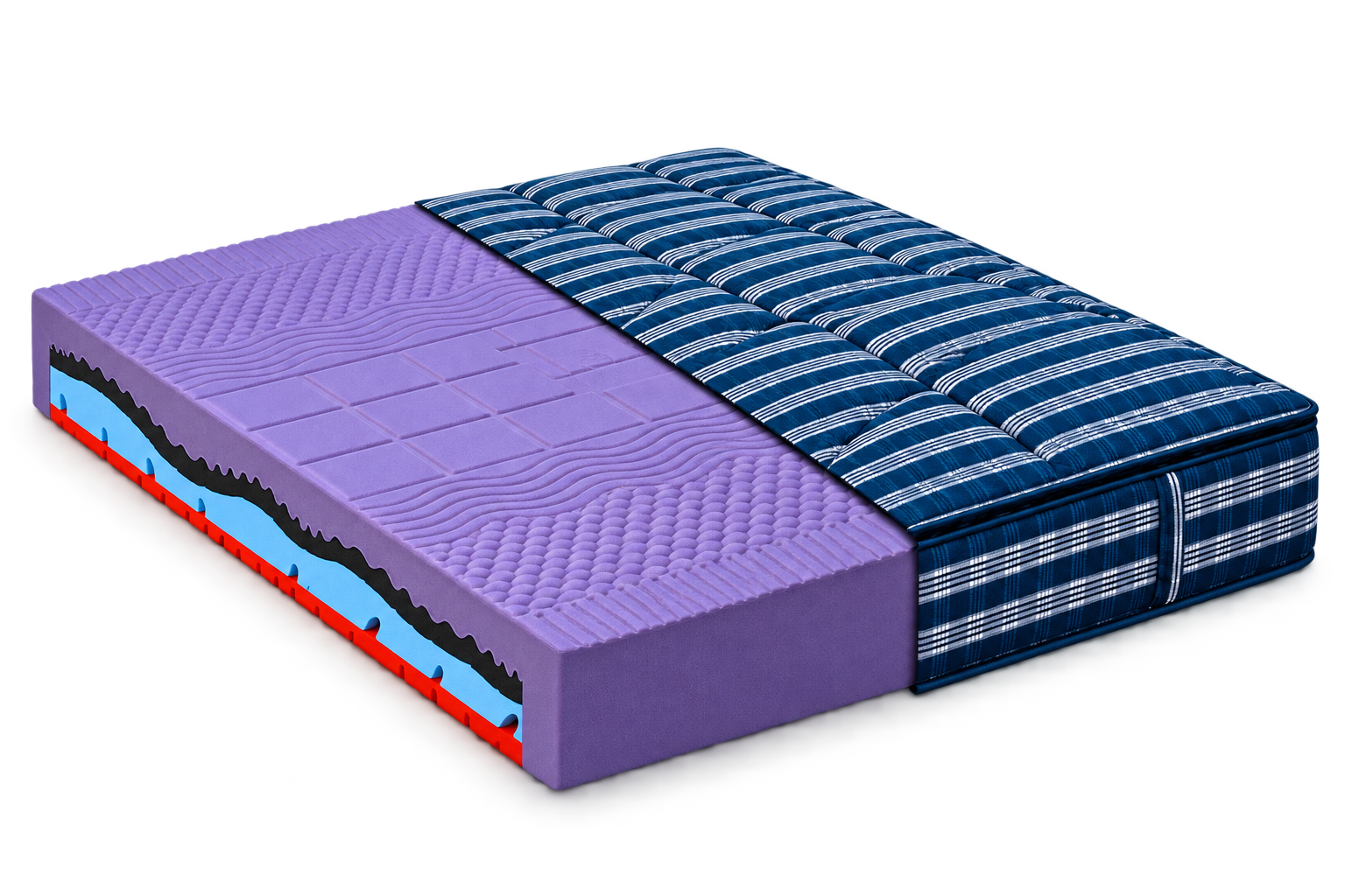 Materasso Amburgo Omniaflex – Memory Foam Lavanda e Poliflex - immagine 2
